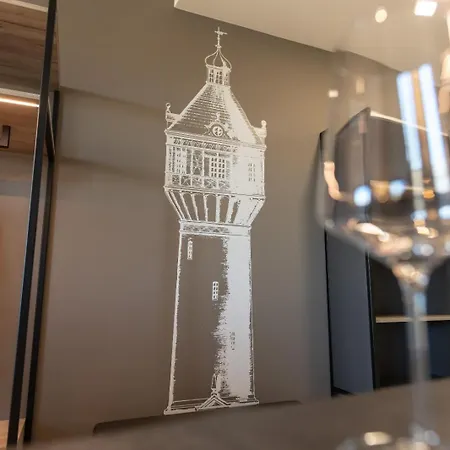 Exklusives Wohnen Im Historischen Wasserturm Dem Highlight Von We318 Apartamento